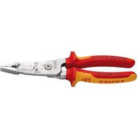 Knipex 13 76 200 ME 200mm VDE Wire Stripper with multi-component grips chrome plated