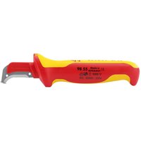 Knipex Knipex 155mm Fully Insulated Cable Dismantling Knife