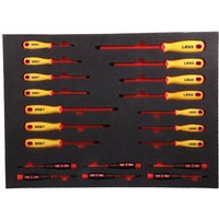 Laser 8486 VDE Insulated Screwdrivers in Foam Inlay