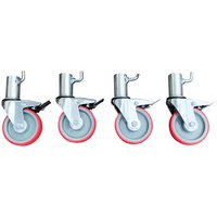Toptower Toptower Set of 4 Castors for DIY Work Tower