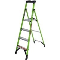 T. B. Davies Little Giant 4 Tread Mighty Lite Hi-Viz GRP Fibreglass Step Ladder