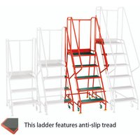 Barton Storage Barton Premier Five Tread 1.14m Step Ladder (Anti-Slip Tread)