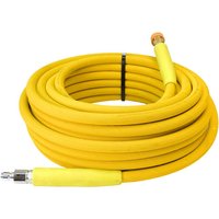 V-TUF VTY23820UVYY-HD 20m 3/8 Yellow Hose with MSQ MALE X MSQ FEMALE & Cuffs