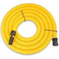 V-TUF V-TUF 5m Yellow Ø32mm Vacuum Cleaner Hose with Universal Power Tool Adaptor (with Air Flow Control)