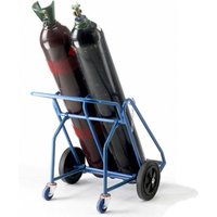 Barton Oxygen Acetylene Cylinder Trolley with Rear Wheels
