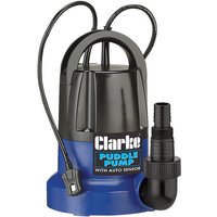 Clarke PSP125B 1½" 400W 116Lpm 7m Head Puddle Pump With Auto Sensor (230V)