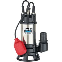 Clarke HSEC650A 2" 665W 290Lpm 9.5m Head Industrial Submersible Dirty Water Cutter Pump with Float Switch (230V)