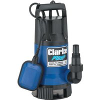 Clarke PSV4A 1½" 750W 216Lpm 8m Head Dirty Water Submersible Pump with Float Switch (230V)