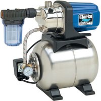 Clarke BPT1200SS 1" 1200W 61Lpm 46m Head Stainless Steel Booster Pump (230V)
