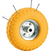 Clarke Clarke PF265 Puncture Proof Yellow Tyred Wheel 265mm