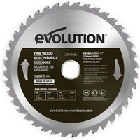 Evolution FW210TCT-40 Fine Wood Mitre/Table Saw Blade 210 X 25.4Mm X 40T