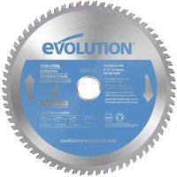 Evolution T210TCT-68MS Thin Steel Cutting Mitre Saw Blade 210 X 25.4Mm X 68T