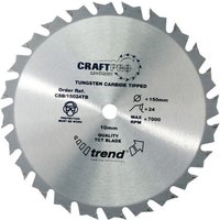Trend CRAFTPRO Wood Cutting Cordless Saw Blade