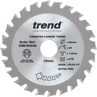 Trend Trend 85mm 24T Craft Circular Saw Blade