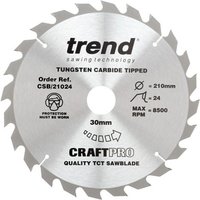 Trend 210mm 36T Craft Circular Saw Blade