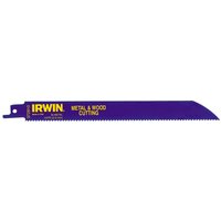 Irwin Irwin Tools Metal & Wood Cutting 10tpi x 200mm Reciprocating Blade 5 Pack
