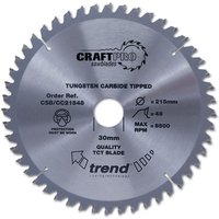 Trend CRAFTPRO Wood Cutting Mitre Saw Blade