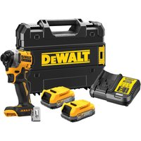 DEWALT DEWALT DCF850E2T-GB XR BL 205Nm Ultra Compact Impact Driver Kit with 2x18V Powerstack Batteries