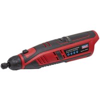 Sealey CP 12Volt Sealey CP1207 49 piece 12V Li-ion Cordless Multipurpose Rotary Tool & Engraver Kit (Bare Unit)