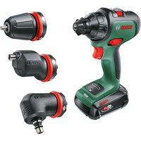 Power for All Alliance Bosch AdvancedDrill 18 Classic Drill/Driver with 1 x Battery, Charger & 3 Attachments