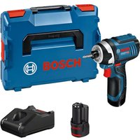 Bosch Professional 12V Bosch GDR 12V-LI Professional Cordless Impact Driver with 2 x 2Ah Batteries, Charger & Case