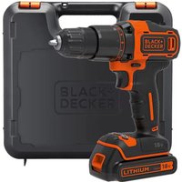 Black & Decker Black+Decker BCD700S1K-GB 18V 2-Gear Hammer Drill with 1.5Ah Battery & Charger