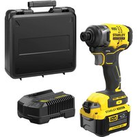 Stanley Stanley FatMax V20 FMCF810M1K-GB 18V Brushless Impact Driver with Kit Box, 4.0Ah Battery, 2A Charger