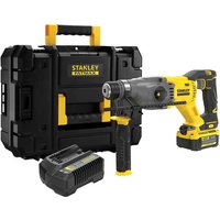 Stanley FatMax Stanley FatMax V20 SFMCH900M12-GB 18V Brushless SDS Plus Cordless Hammer Drill with Kit Box, 4Ah Battery & Charger