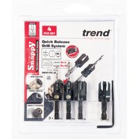 Trend Snappy 4 Piece Drill Countersink and Plug Cutter Set