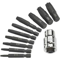 Clarke Pro Clarke PRO332 11 Piece Torx® Screw Extractor Set