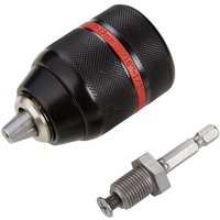 BlueSpot 1/2" Locking Drill Chuck With 1/4" Hex Adaptor (2-13mm)