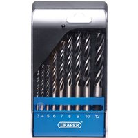 Draper Draper 9 Piece Brad Point Drill Bit Set
