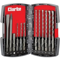 Clarke CHT802 SDS+ 12 Piece Drill And Chisel Set