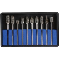 Laser 6889 10 Piece Tungsten Carbide Burr Set