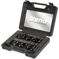Trend 12 Piece 1/4 Shank Router Cutter Starter Set
