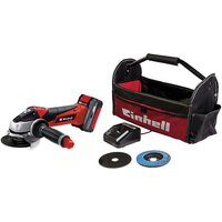 Einhell Power X-Change Einhell Power X-Change TE-AG18/115Li Kit 115mm Cordless Angle Grinder with 4Ah Battery