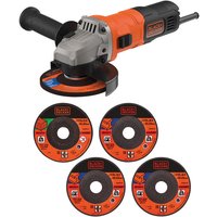 Machine Mart Get 11% Discount on BlackDecker BEG010A5 115mm 710W Grinder with Discs