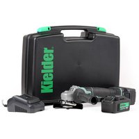 Kielder Type 18 Kielder KWT-013 18V 115mm Brushless Angle Grinder with 2 x 5.0Ah Batteries, Charger and Carry Case