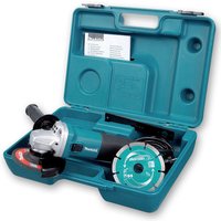 Makita Makita GA4530RKD/1 115mm Angle Grinder With Diamond Disc (110V)