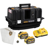 DeWalt XR FlexVolt DEWALT DCV586MT2-GB 54V XR FLEXVOLT M-Class Dust Extractor with 2 x 6Ah Batteries
