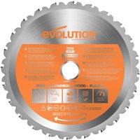 Evolution Evolution 210mm Rage 3-S Blade, Cuts Steel, Aluminium & Wood