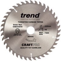 Trend CRAFTPRO Wood Cutting Saw Blade