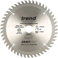 Trend CRAFTPRO Aluminium and Plastic Cutting Saw Blade