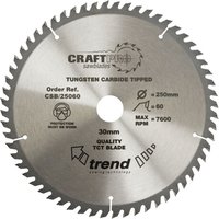 Trend CRAFTPRO Aluminium and Plastic Cutting Saw Blade