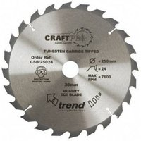 Trend CRAFTPRO Wood Cutting Saw Blade