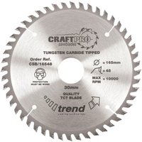 Trend Trend CSB/16548 Craft Saw Blade 165x20mm 48T