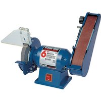 15% Off Weekend Clarke CBG6SB 150mm Bench Grinder with 50mm Sanding Belt (230V)