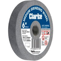 Clarke Clarke 6” (150mm) Medium Grinding Wheel for CHDBG500