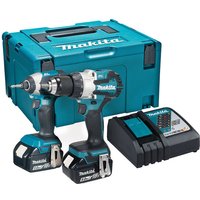Makita DLX2507TJ 18V LXT 2 Piece Brushless Combo Kit with 2 x 5Ah Batteries, Charger & MakPac Case