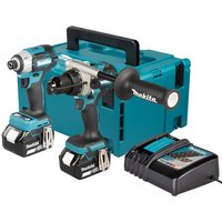 Makita DLX2566TJ 18v LXT Cordless Brushless Combi Drill and Impact Driver Kit